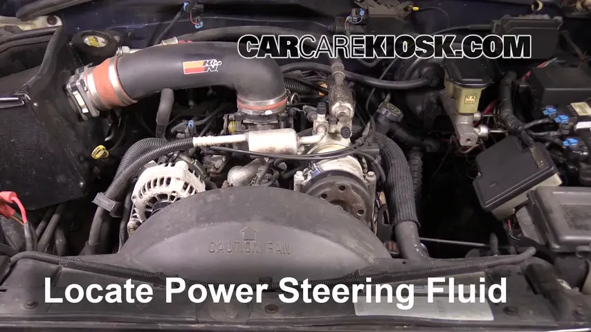1997 Chevrolet Tahoe 5.7L V8 Power Steering Fluid Add Fluid